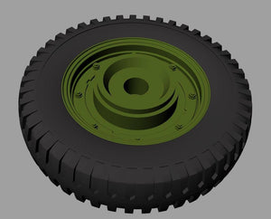 Roues de route Panzer Art RE35-528 Willys MB « Jeep » (Firestone) 1/35 – image 2