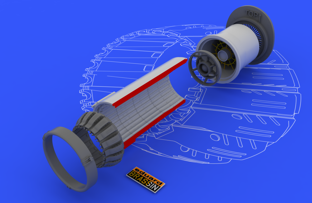 Eduard 648051 MiG-21BIS exhaust nozzle 1/48 (Eduard) – obrázek 4