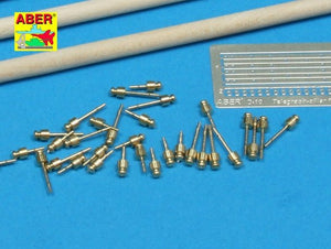 Aber 35D10 Telegraph - pillar set for 2 cross bars with 16 insulators each 1/35 – Bild 2