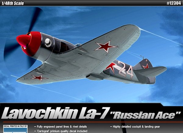 Academy 12304 Lavochkin La-7 As russe 1/48 