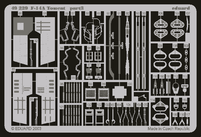 Eduard BIG4816 F-14A 1/48 HASEGAWA – immagine 7