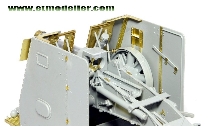 ET Model E35-007 WWII German Pz.Kpfw.I Ausf.B 15cm &amp;quot;BISON&amp;quot; (For DRAGON 6259) (1/35) – obrázek 10