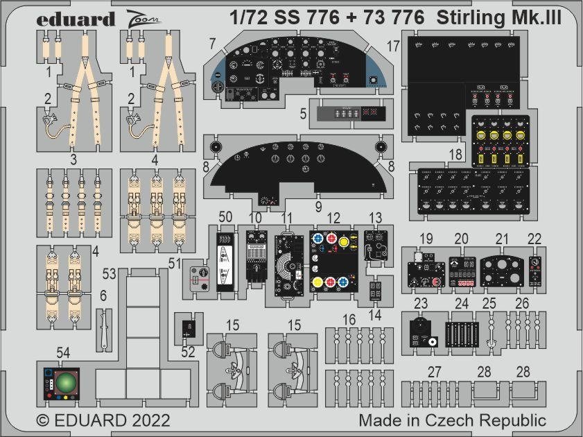 Eduard 73776 Stirling Mk. III ITALERI 1/72
