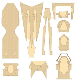 MK1 Design MD-20024 DKM Battleship SCHARNHORST DX PACK for Trumpeter 1/200 – obrázek 70