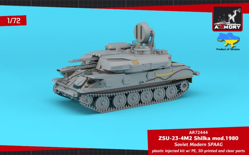 Armory Models 72444 ZSU-23-4M/M3/M2 "Shilka", Soviet SPAAG 1/72