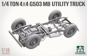 Takom 1016 1/4 ton 4×4 G503 MB Utility Truck (Jeep Willys) 1/16 – image 6