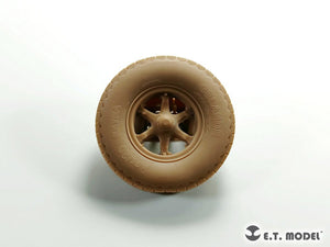 ET Model P35-134 WWII German Sd.Kfz.7(8t) Sagged Front Wheels &amp;amp; Spare Wheel Type.3 for Dragon / Trumpeter kit 1/35 – Bild 4