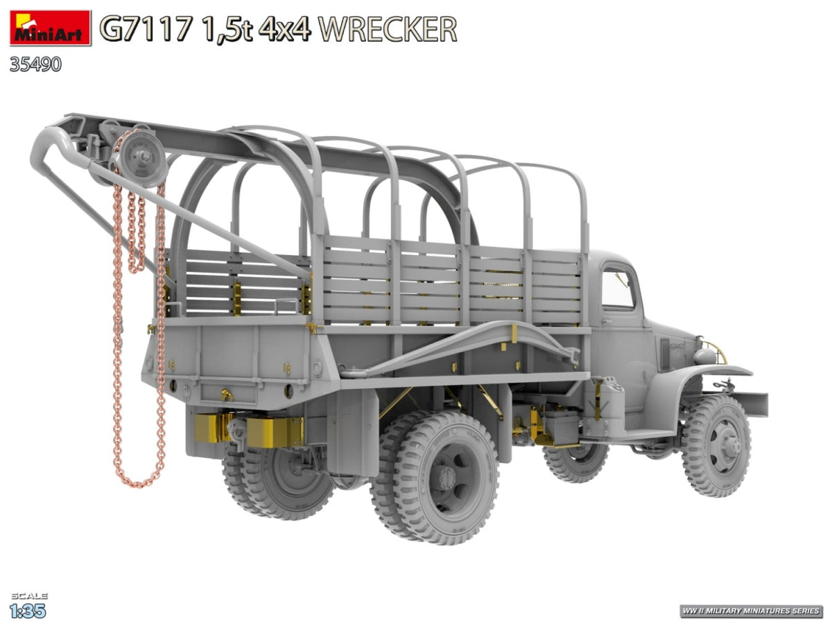 MiniArt 35490 G7117 1.5t 4x4 Wrecker 1/35 – image 7