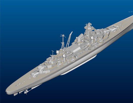 Trumpeter 05776 German Cruiser Admiral Hipper 1941 1/700 – image 8