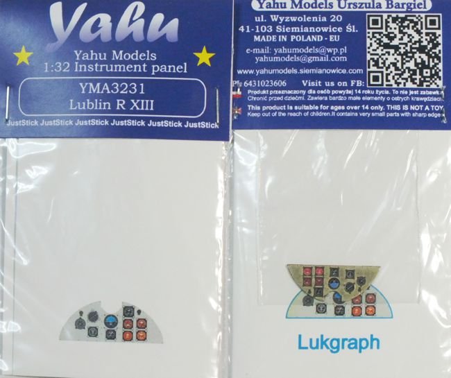 Yahu YMA3231 Lublin R.XIII LukGraph 1/32