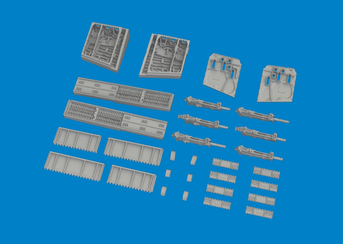 Eduard 6481075 P-40E gun bays PRINT EDUARD 1/48 – image 4