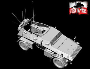Premier véhicule de commandement allemand Sd.Kfz.247 Ausf.B avec station radio PL110 à combattre (échelle 1/72) – image 2