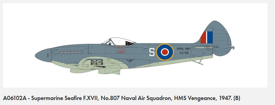 Airfix 06102A Supermarine Seafire F.XVII 1/48 – image 7