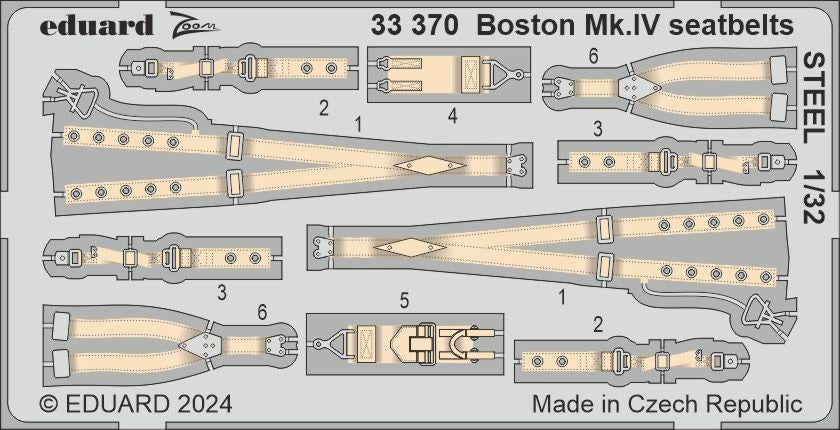 Eduard BIG33162 Boston Mk. IV HONG KONG MODELS 1/32 – obrázek 4