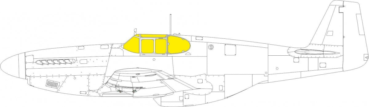 Eduard 644278 P-51B/ C framed canopy LooKplus EDUARD 1/48 – image 7