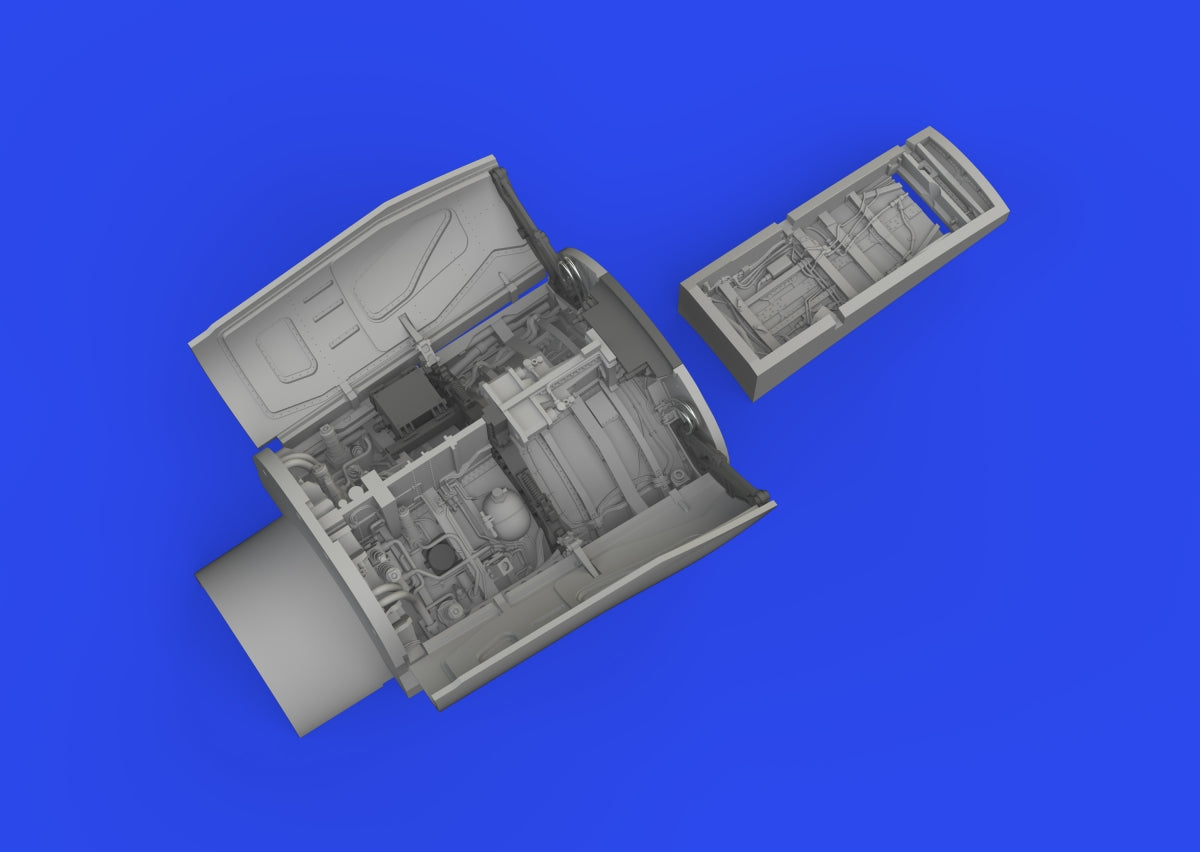Eduard 648984 F-16C wheel bays late PRINT KINETIC MODEL 1/48 – Bild 3