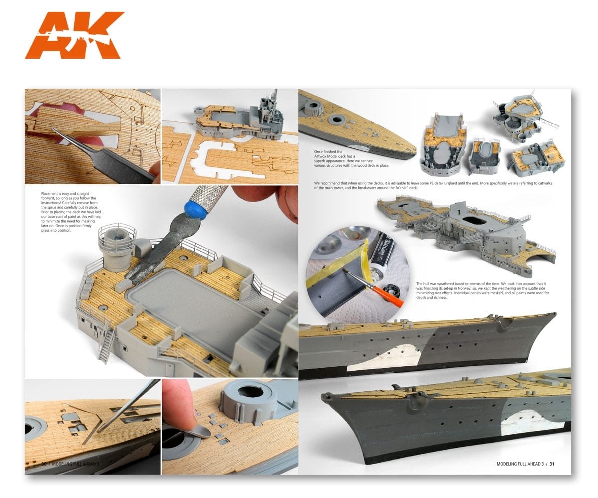 AK Interactive AK249 MODELLING FULL AHEAD 3: BISMARK &amp;amp; TIRPITZ (English) – Bild 9
