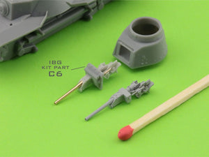 Master GM-72-015 Type 95 Ha-Go - 37 mm Type 94 gun barrel with resin mount (for IBG model) 1/72 – immagine 9