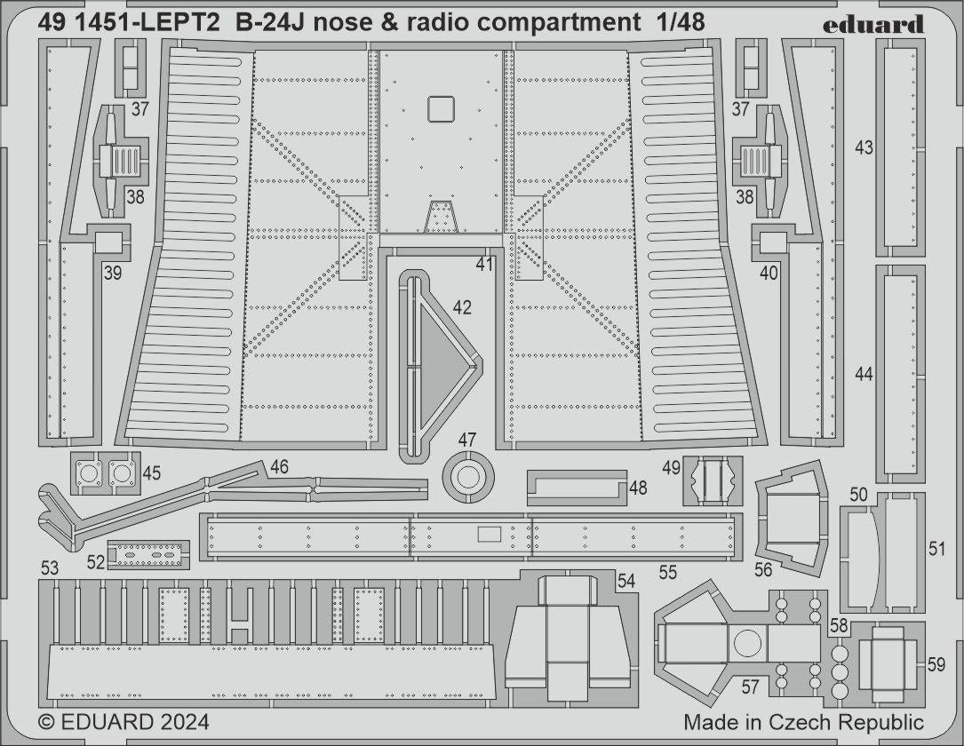 Eduard BIG49423 B-24J PART AND HOBBY BOSS 1/48 – Bild 7