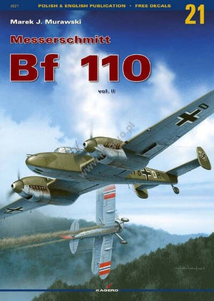 Kagero 3021 Messerschmitt Bf 110 vol. II EN/PL (no additions) ( no decal )