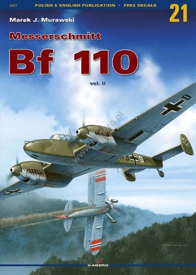 Kagero 3021 Messerschmitt Bf 110 vol. II EN/PL (no additions) ( no decal )