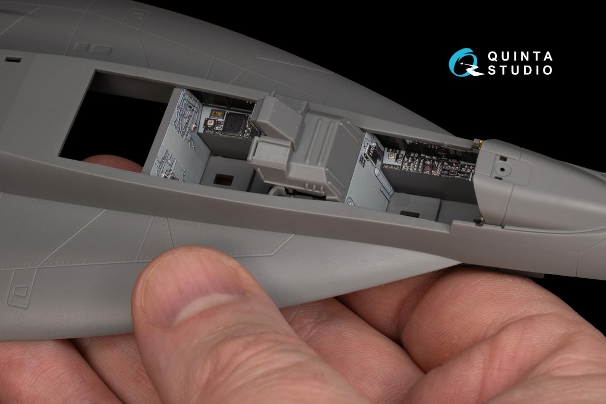 Quinta Studio QD48243 F/A-18F late / EA-18G 3D-Printed &amp;amp; colored Interior on decal paper ( Meng ) 1/48 – Bild 3