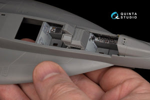 Quinta Studio QD48243 F/A-18F late / EA-18G 3D-Printed &amp;amp; colored Interior on decal paper ( Meng ) 1/48 – Bild 3