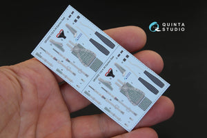 Quinta Studio QD32041 Su-30MKK 3D-Printed &amp;amp; colored Interior on decal paper (for Trumpeter kit) 1/32 – obrázek 4