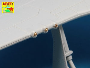 Aber A32108 Set of 6 turned U.S. cal .50 (12,7mm) Browning M2 barrels for P-51 Mustang 1/32 – zdjęcie 5