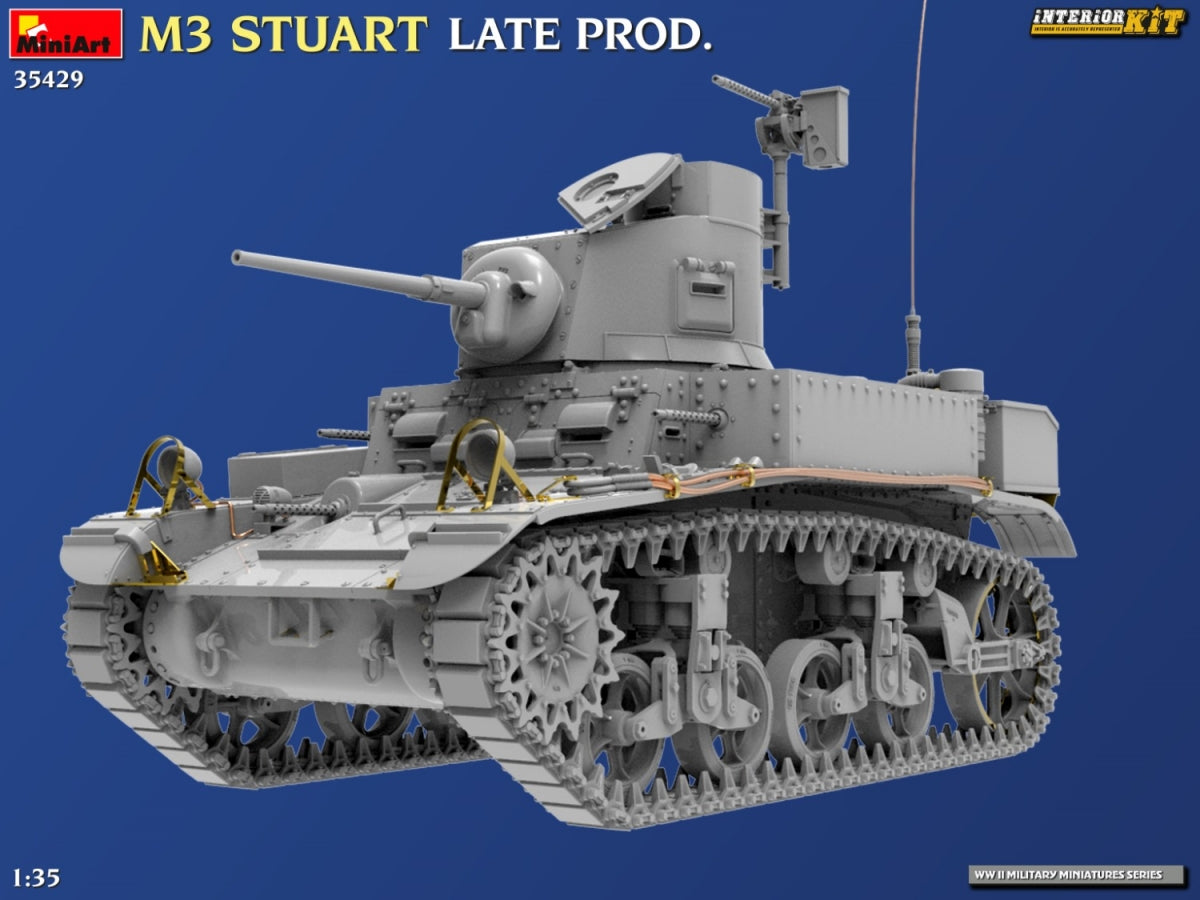 MiniArt 35429 M3 STUART LATE MANUFACTURER INTERIOR KIT 1/35 – image 3