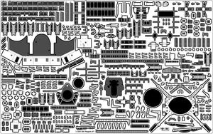 Pontos 35029F1 IJN NAGATO 1941 Detail Up Set 1/350 – obrázek 27