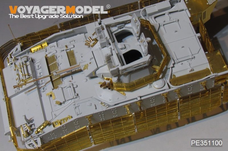Voyager Model PE351100 Modern British FV510 Worrior TES(H) AIFV w/Slat Amour 2011 VER Upgrade Set（For MENG SS-017） 1/35 – imagen 2