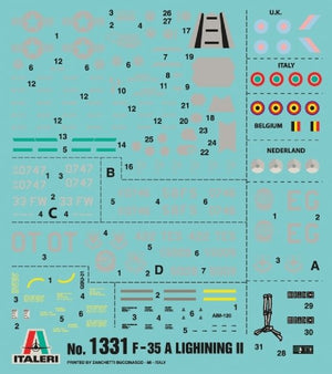 Italeri 1331 F-35A Lighting ll 1/72 – image 4