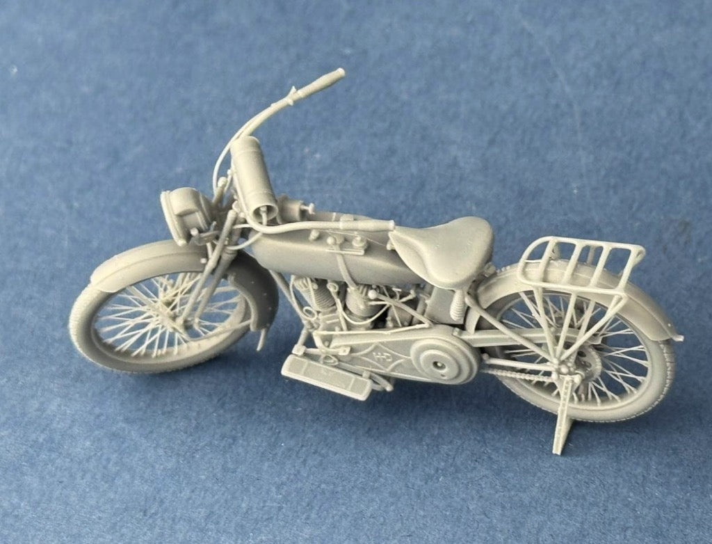 Copper State Models B32011 US Model J Military Motorcycle 1916-1918 1/32