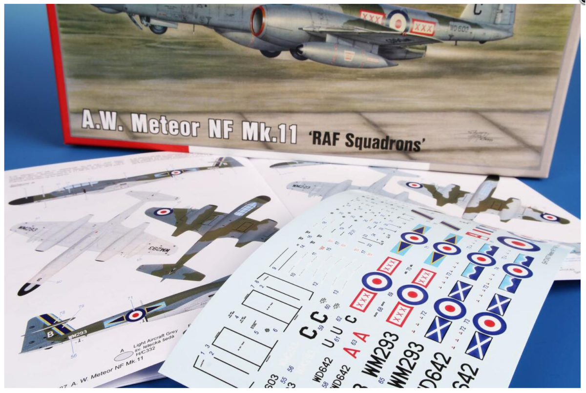 Special Hobby 72437 AWMeteor NF Mk.11 RAF Squadrons 1/72 – imagen 5