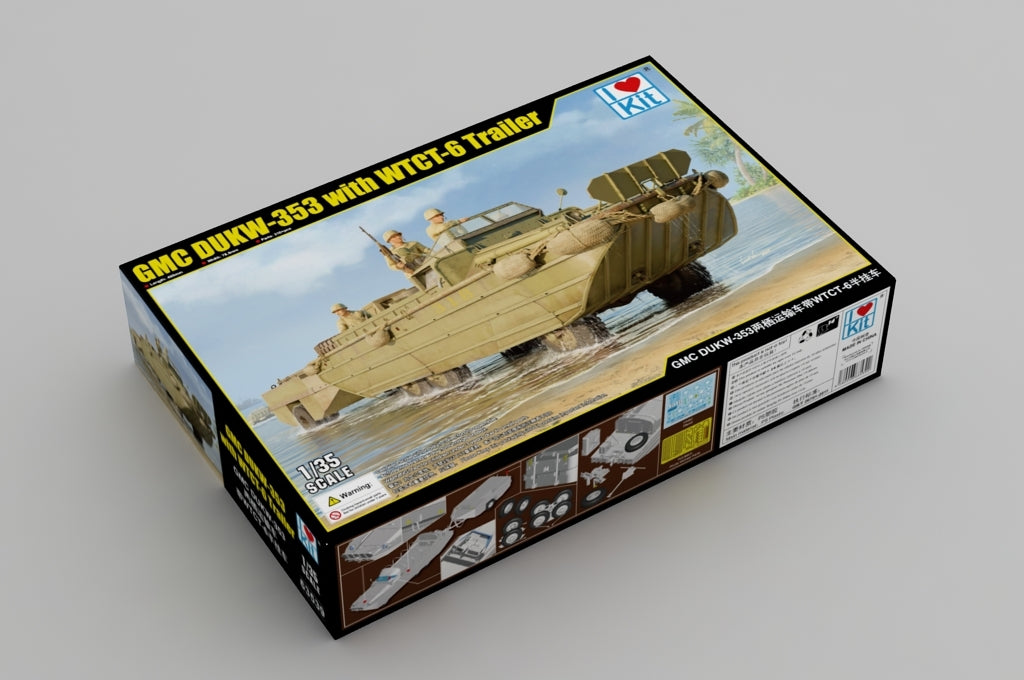 I Love Kit 63539 GMC DUKW-353 With WTCT-6 Trailer 1/35 – obrázek 2