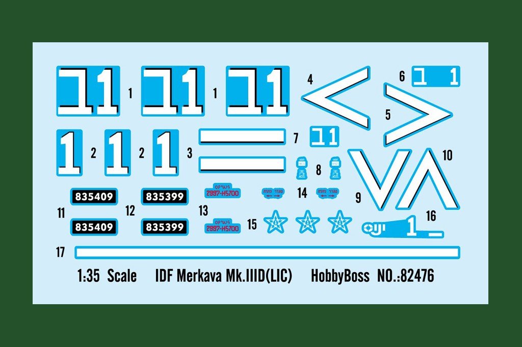 Hobby Boss 82476 IDF Merkava Mk.IIID(LIC) 1/35 – image 4