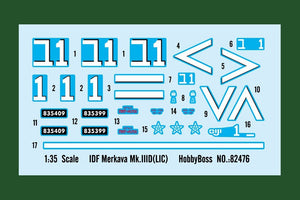 Hobby Boss 82476 IDF Merkava Mk.IIID(LIC) 1/35 – image 4