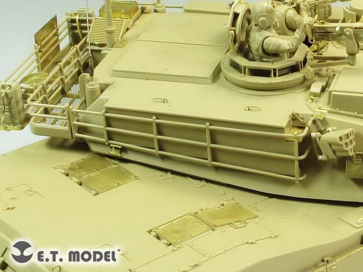 ET Model EA35-095 US ARMY M1A1/A2 Engine &amp;amp; Turret Rack Grills For TAMIYA 35269 1/35