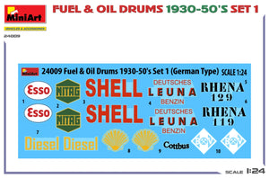 MiniArt 24009 FUEL OIL DRUMS 1930-50&amp;#39;S SET 1. GERMAN TYPE 1/24 – image 2