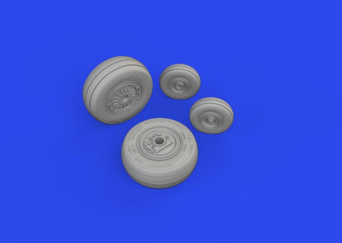 Eduard 648882 F-4E wheels MENG 1/48 – image 3