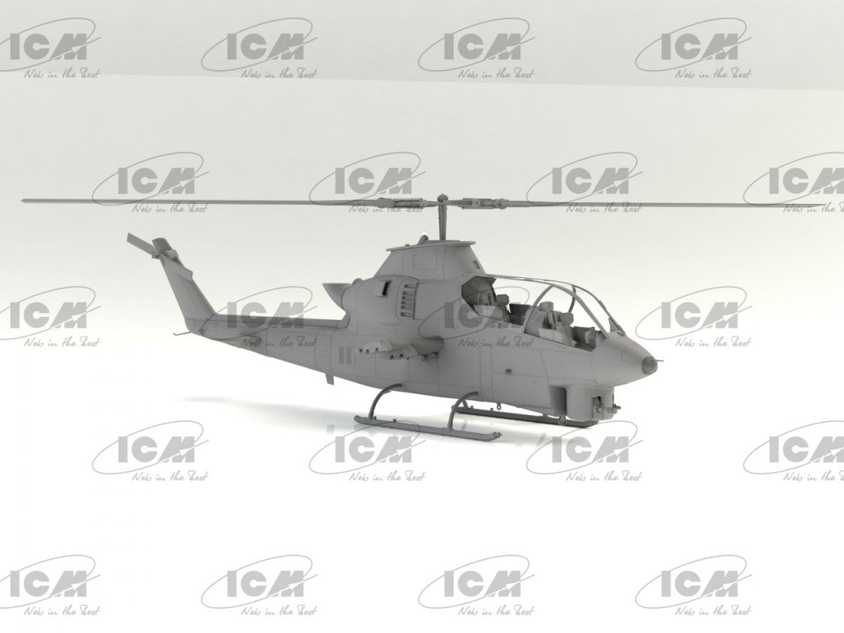 ICM 32062 AH-1G Cobra with Vietnam War US Helicopter Pilots 1/32 – image 4