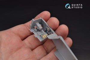 Quinta Studio QD48104 Bf 109G-6 3D-Printed &amp;amp; colored Interior on decal paper (for Zvezda kit) 1/48 – Bild 5