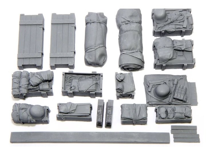Das Werk A029 German Tank Stowage Set C 1/16
