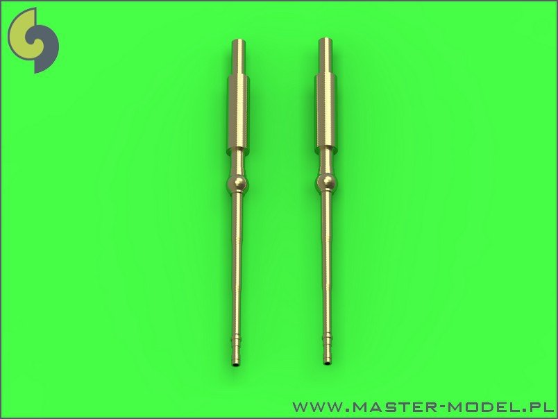 Master SM-700-049 OTO-Melara 76 mm/62 (3in) gun barrels (2pcs) - Used on OHP class frigate and many other modern warship classes 1/700 – image 2