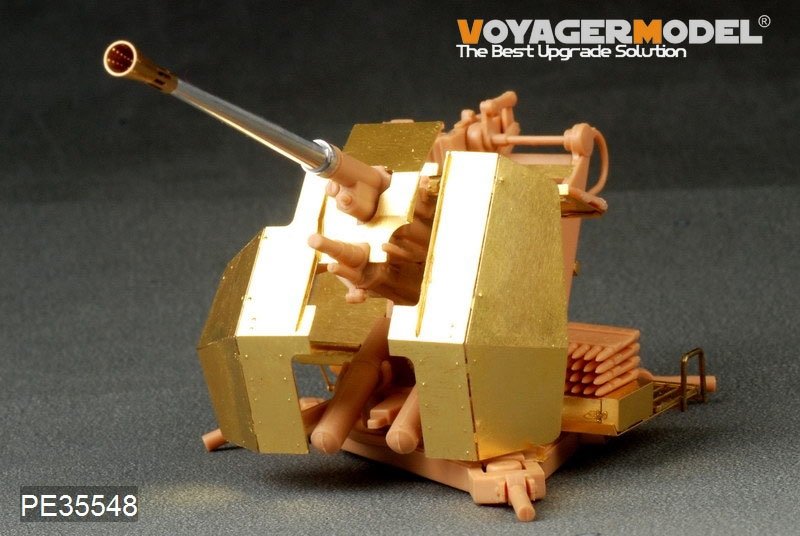 Voyager Model PE35548 WWII German 37mm FlaK37(B ver include Gun barrel）For HOBBY BOSS 1/35 – image 3