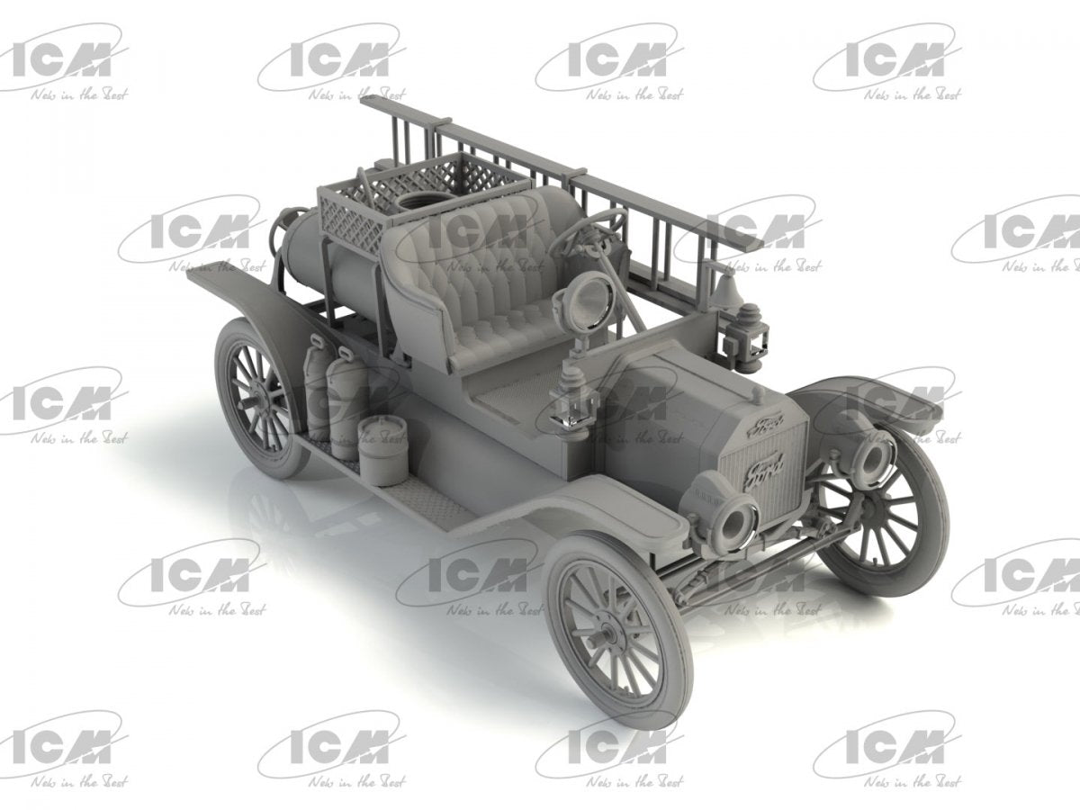 ICM 35606 Model T 1914 Fire Truck with Crew 1/35 – image 2