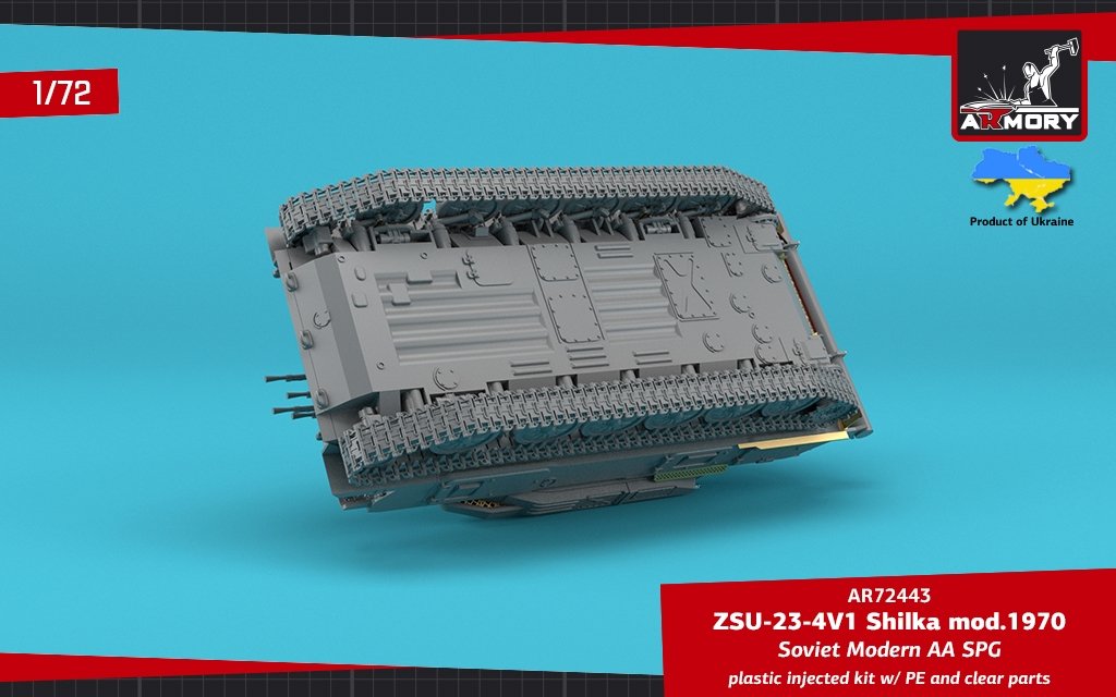 Armory Models 72443 ZSU-23-4V1 Shilka mod.1970 Soviet Modern AA SPG 1/72 – image 9