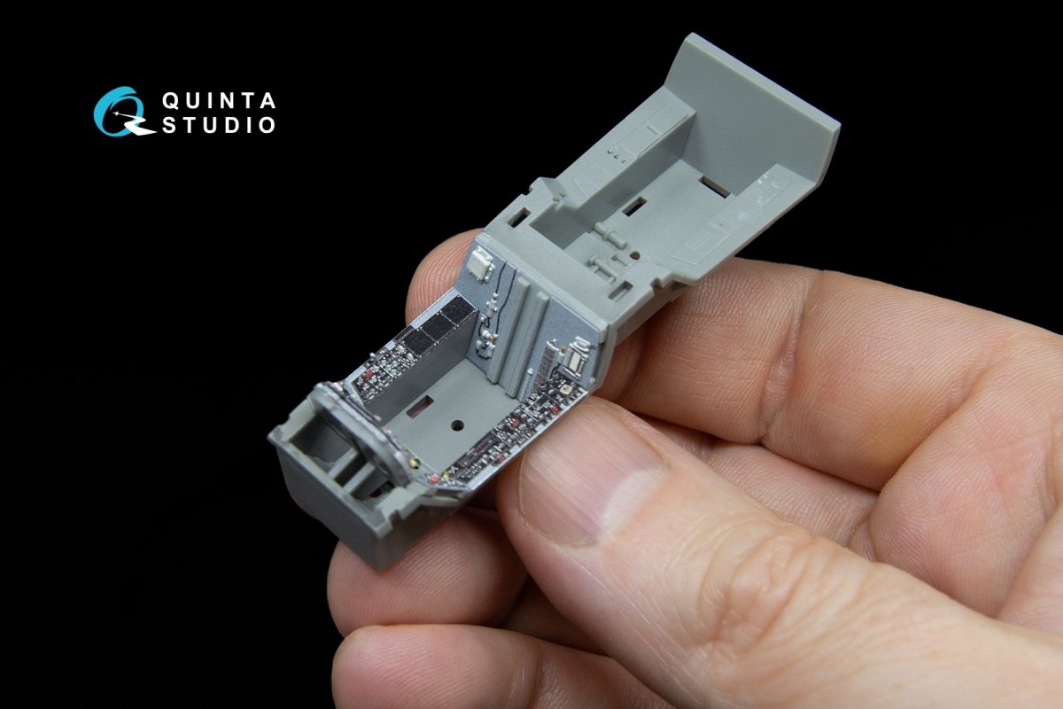 Quinta Studio QD48042 F/A-18A 3D-Printed &amp;amp; colored Interior on decal paper (for Kinetic) 1/48 – image 6