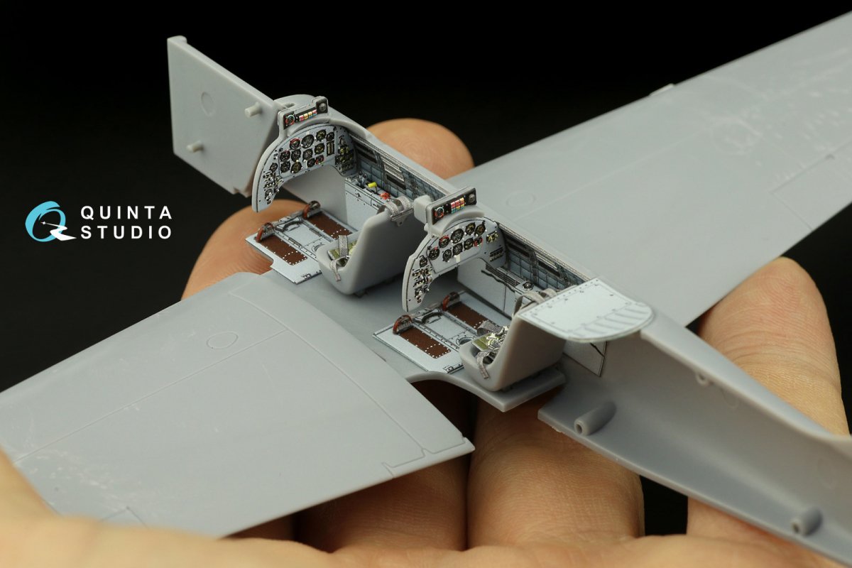 Quinta Studio QD48019 Yak-52 3D-Printed &amp;amp; colored Interior on decal paper (ARK) 1/48 – Bild 10
